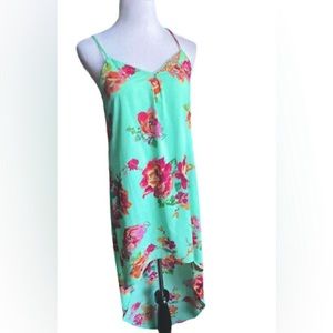 Everly High Low Chiffon Floral Maxi Sun Dress